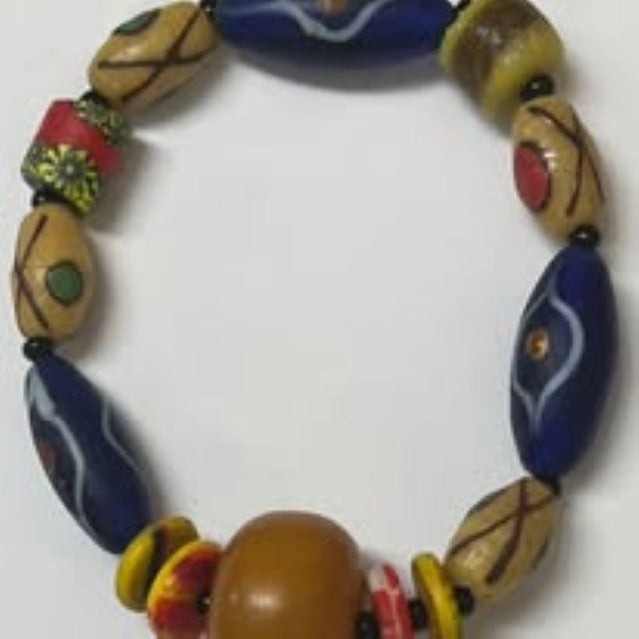 Malachite & Wood Necklace