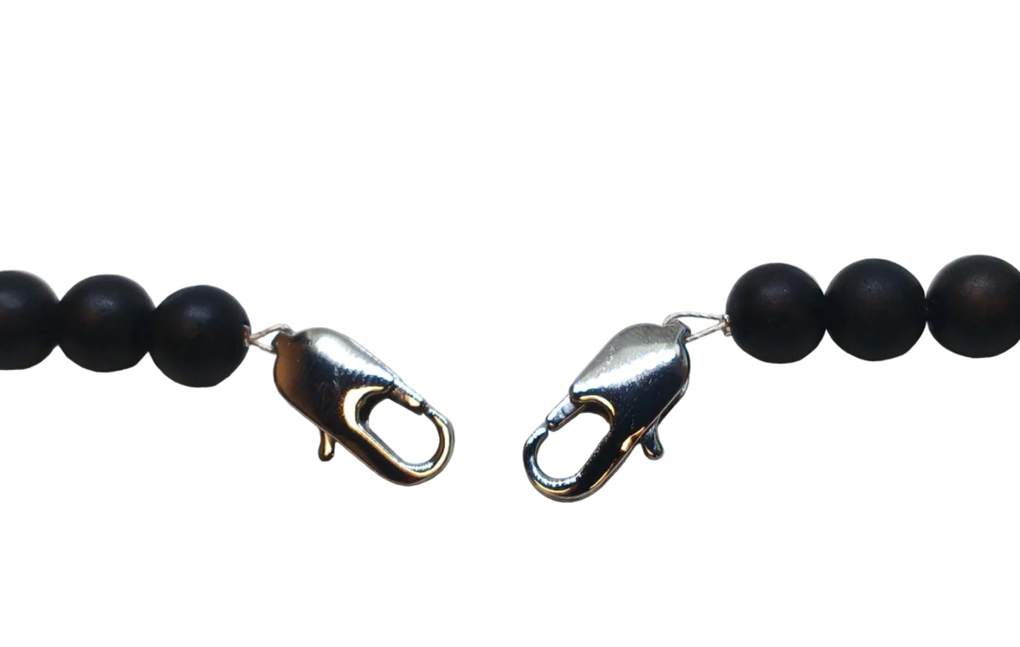 Tuareg Cross Lariat Necklace — Amber Resin, Batik Bone Beads & Silver Pendant