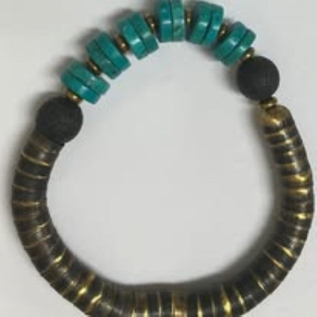 Pearls, Amber & Sterling Necklace