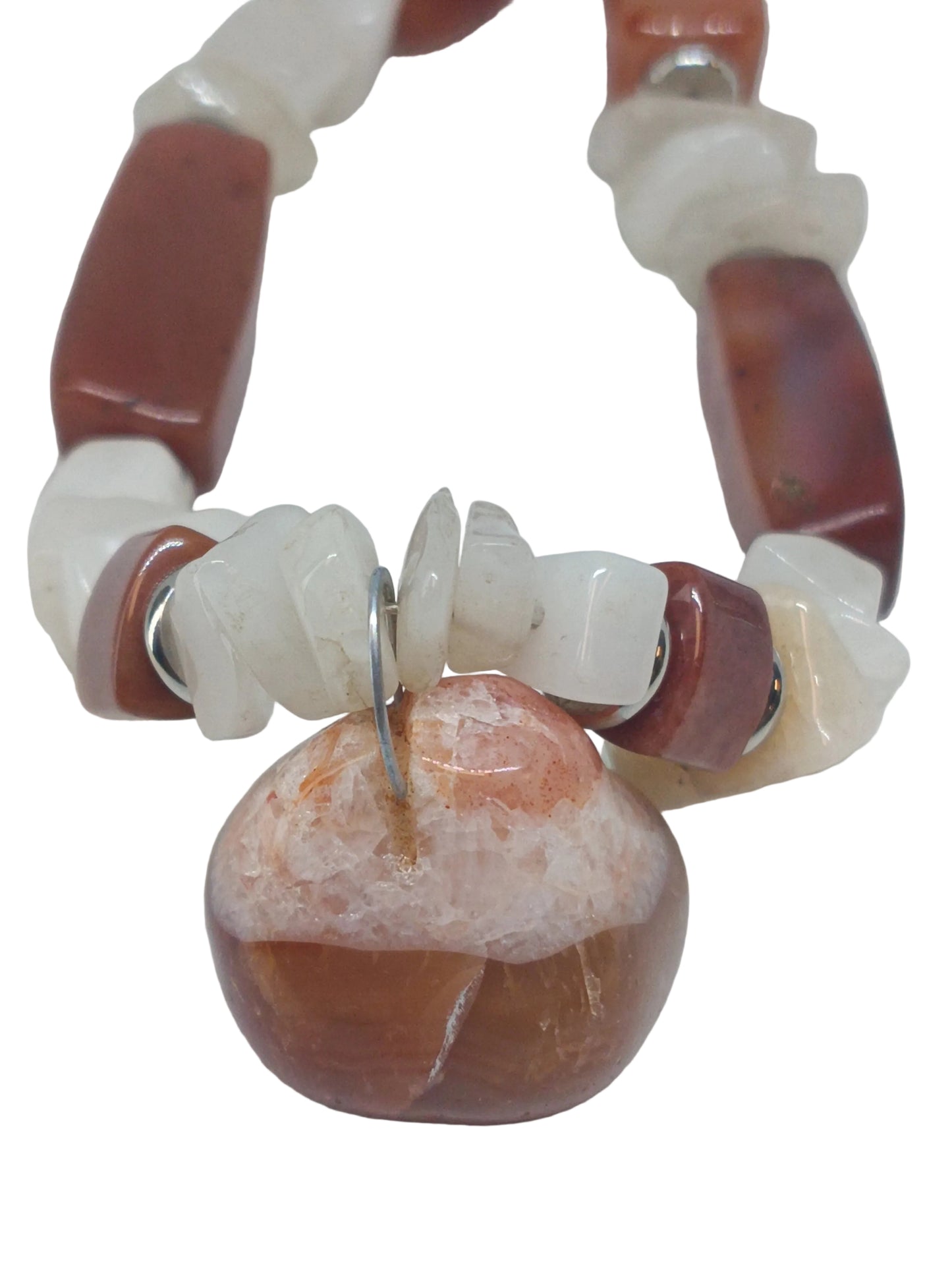 Mookaite & Moonstone Beaded Necklace