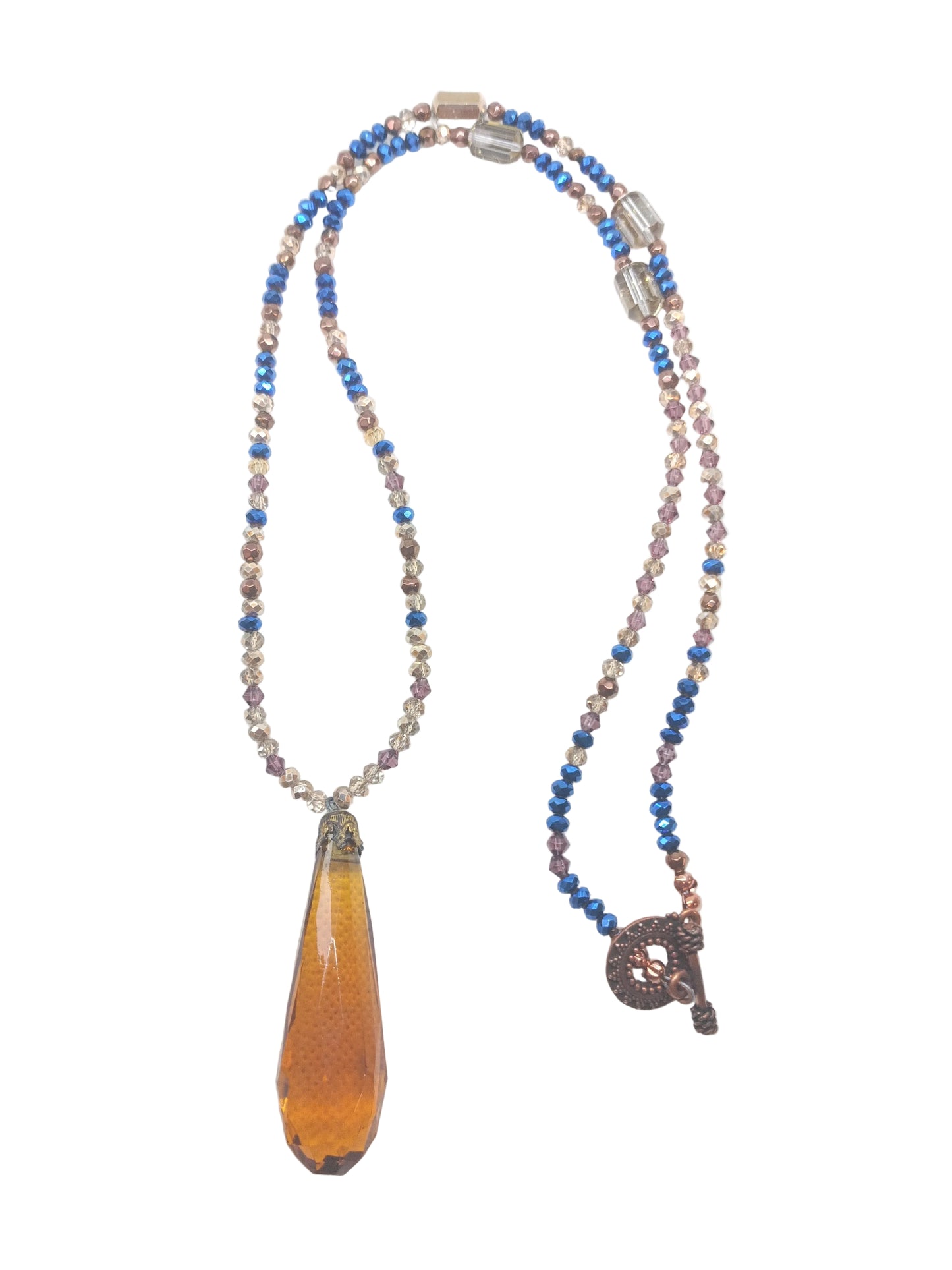 Amber Drop Necklace