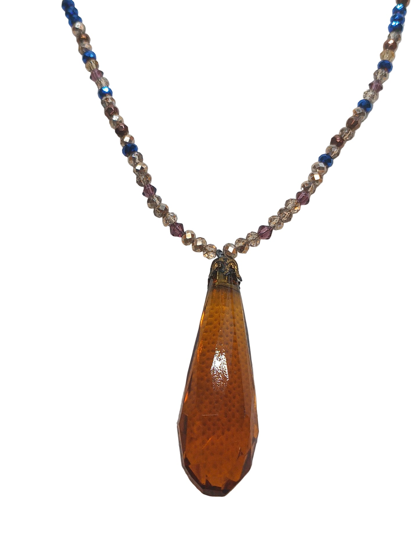 Amber Drop Necklace